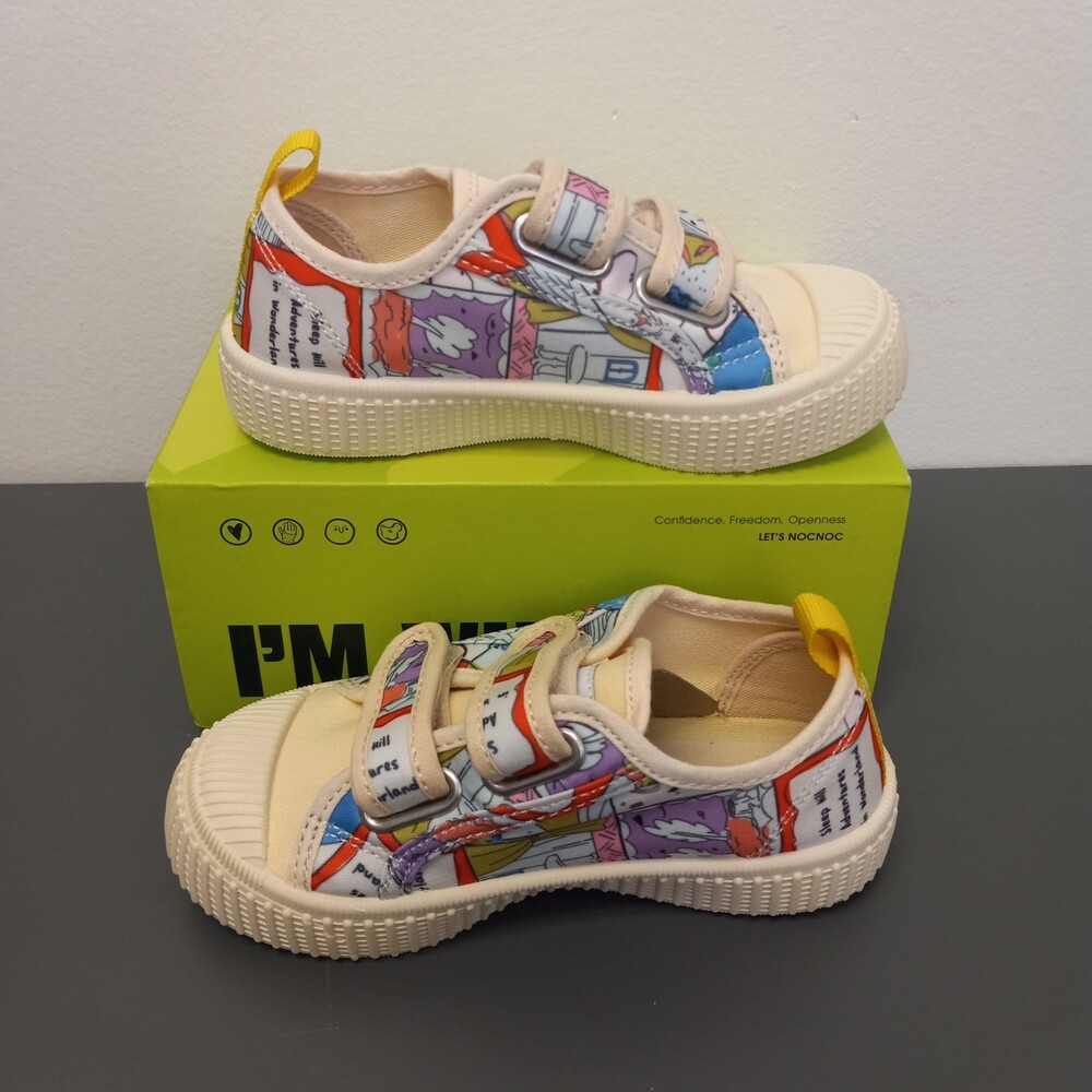 Happy NocNoc Adjustable Canvas Shoes Toddler Size 11